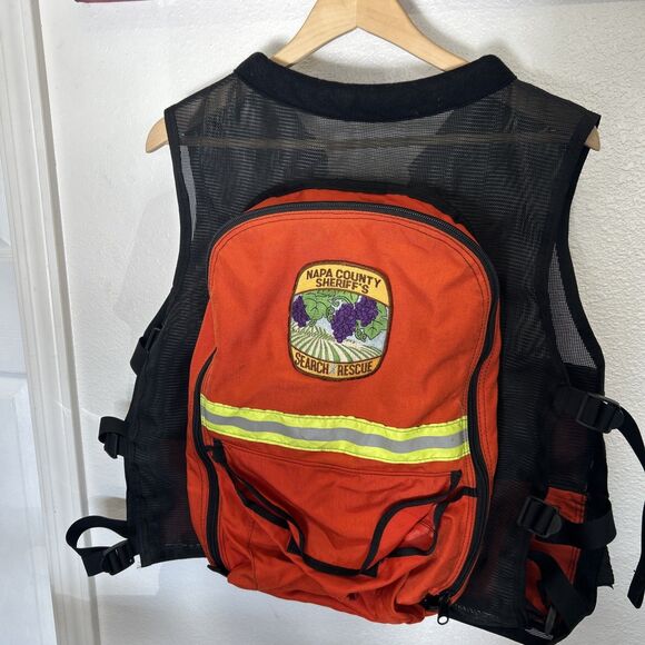 Mil-Spec Motorcycle Riding Safety Vest US Military HI VIS Orange XL - Picture 6 of 12